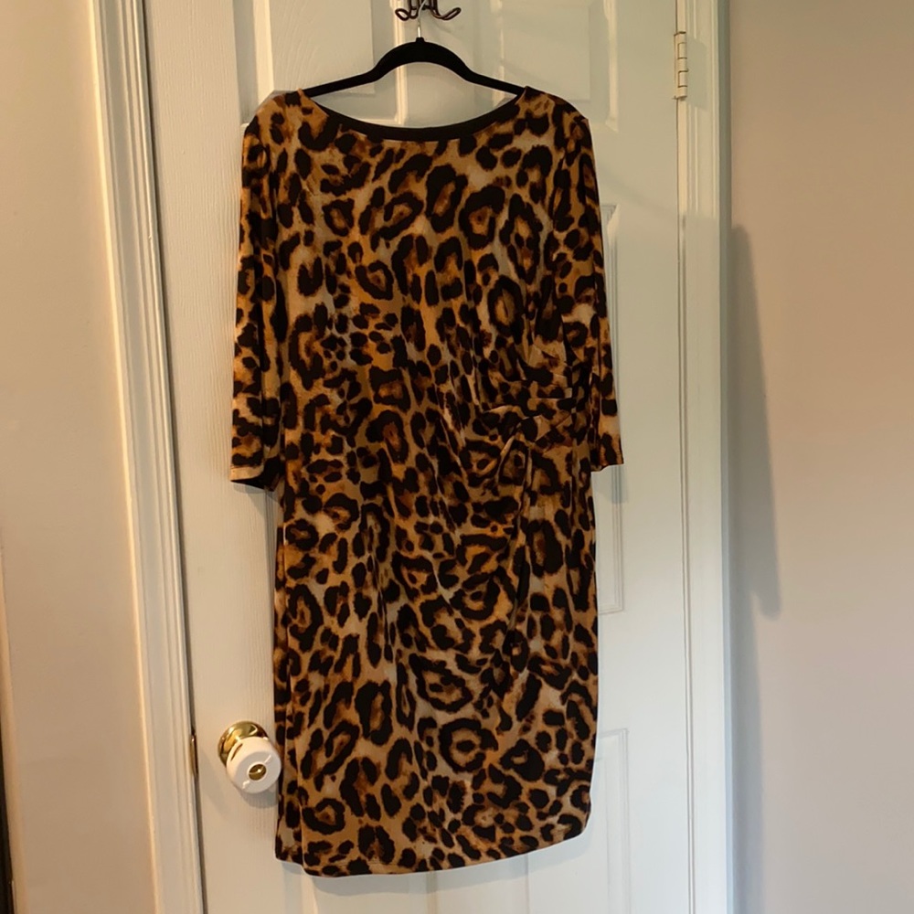 Cheetah stretch dress